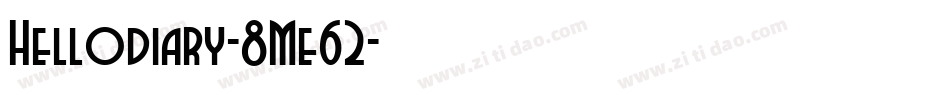 Hellodiary-8Me62字体转换