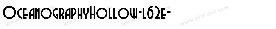 OceanographyHollow-l62e字体转换