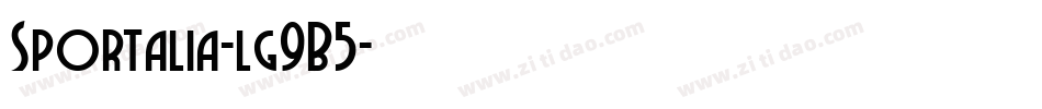 Sportalia-lg9B5字体转换 Sportalia-lg9B5字体转换
