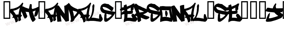 FatWandalsPersonalUse-9Vj7字体转换