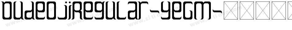 DudeojiRegular-yeGM字体转换