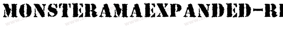 MonsteramaExpanded-RRDv字体转换