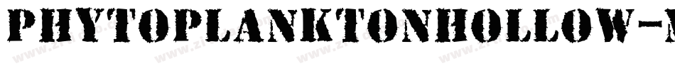 PhytoplanktonHollow-MoDv字体转换