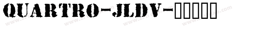 Quartro-jlDv字体转换 Quartro-jlDv字体转换