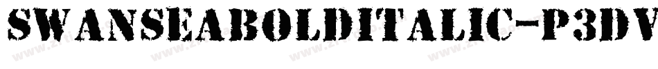SwanseaBoldItalic-p3Dv字体转换