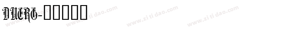 DUERG字体转换