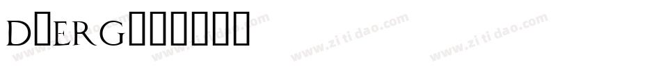 DUERG字体转换