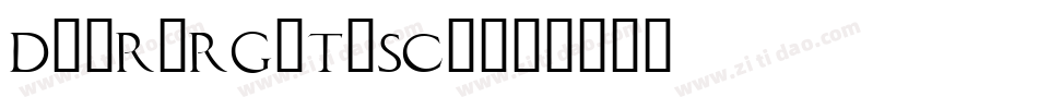 Duerergotisch字体转换