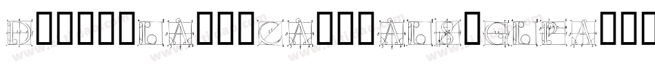 Duererlatincapitals-GlPA字体转换