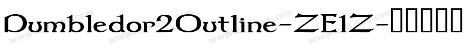 Dumbledor2Outline-ZE1Z字体转换