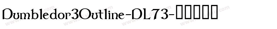 Dumbledor3Outline-DL73字体转换