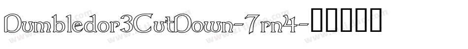 Dumbledor3CutDown-7rn4字体转换