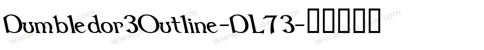 Dumbledor3Outline-DL73字体转换