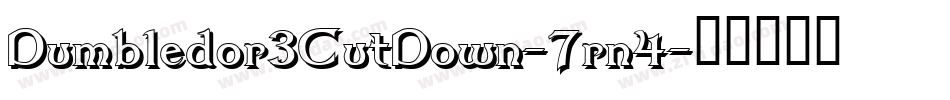Dumbledor3CutDown-7rn4字体转换