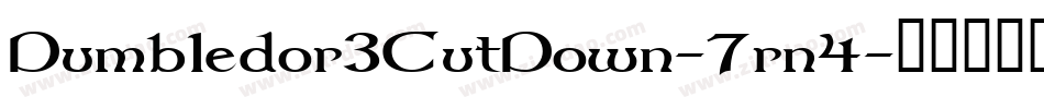 Dumbledor3CutDown-7rn4字体转换