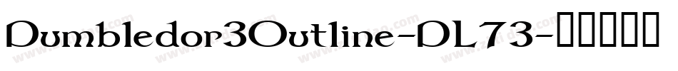 Dumbledor3Outline-DL73字体转换