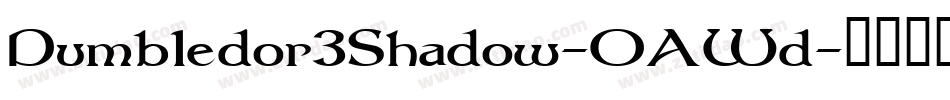 Dumbledor3Shadow-OAWd字体转换