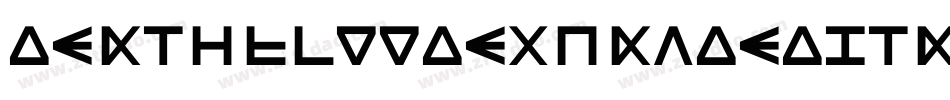 DeathbloodExpandedItalic-8GgZ字体转换