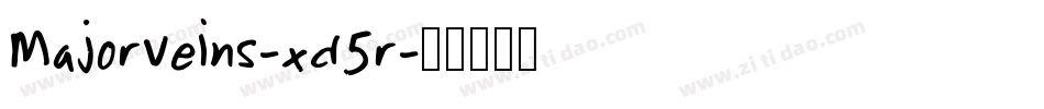 Majorveins-xd5r字体转换 Majorveins-xd5r字体转换