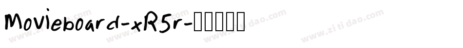 Movieboard-xR5r字体转换 Movieboard-xR5r字体转换