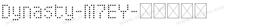 Dynasty-M7EY字体转换