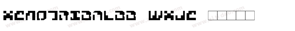 XenotribalBb-WXJE字体转换