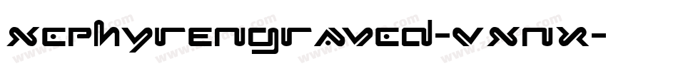 XephyrEngraved-VXnx字体转换