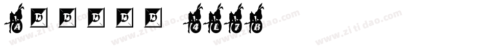 Arrows-4L7B字体转换