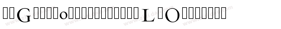 EbGaramondInitials-LeOE字体转换