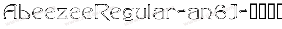 AbeezeeRegular-an6J字体转换