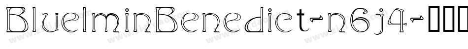 BluelminBenedict-n6j4字体转换