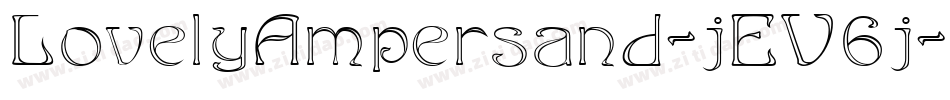LovelyAmpersand-jEV6j字体转换