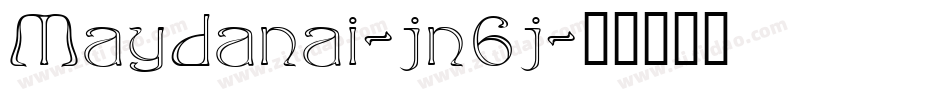 Maydanai-jn6j字体转换