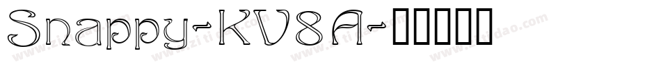 Snappy-KV8A字体转换 Snappy-KV8A字体转换