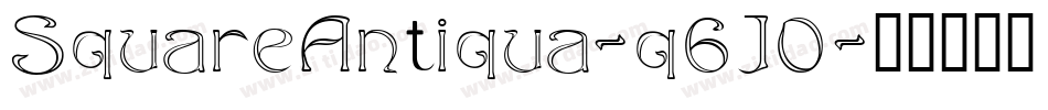 SquareAntiqua-q6J0字体转换