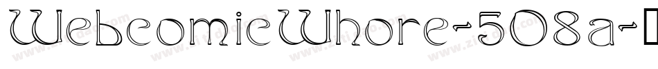 WebcomicWhore-5O8a字体转换
