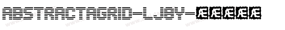 Abstractagrid-LJ8y字体转换