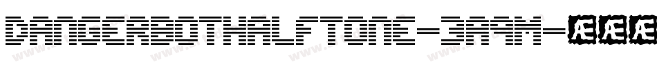 DangerbotHalftone-3A9M字体转换