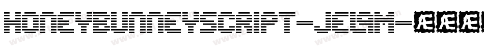 HoneyBunneyScript-jEL9M字体转换