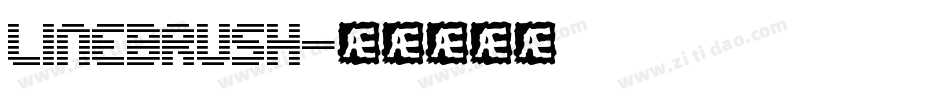 Linebrush字体转换