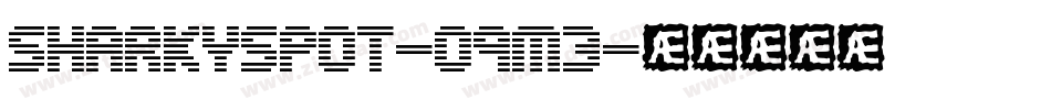 Sharkyspot-O9m3字体转换 Sharkyspot-O9m3字体转换