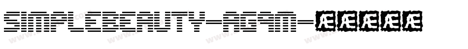 SimpleBeauty-aG9m字体转换