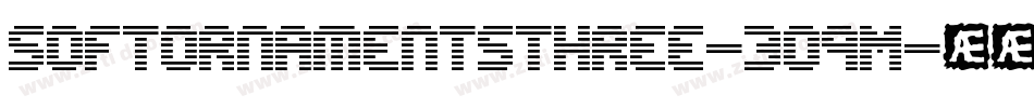 Softornamentsthree-3o9M字体转换