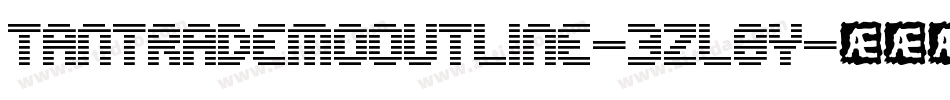 TantraDemoOutline-3zl8y字体转换