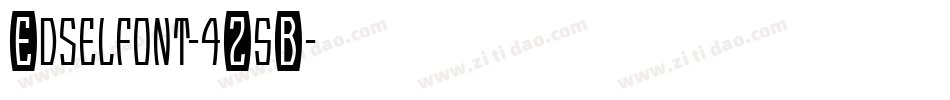 Edselfont-4Z5B字体转换