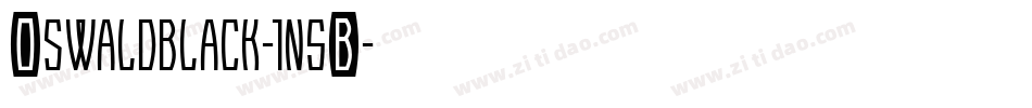 Oswaldblack-1n5B字体转换