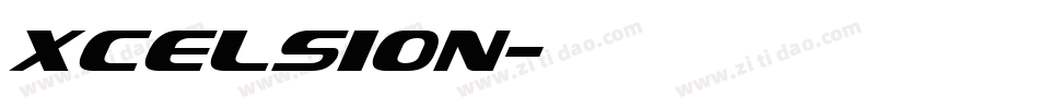 Xcelsion字体转换
