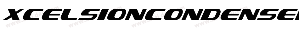 XcelsionCondensedCondensed-ozvz字体转换
