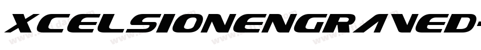XcelsionEngraved-WEpv字体转换