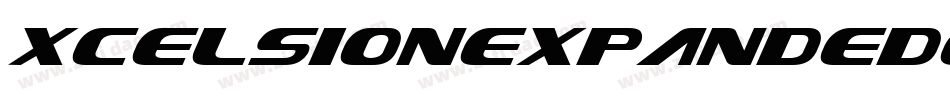 XcelsionExpandedExpanded-EM4l字体转换